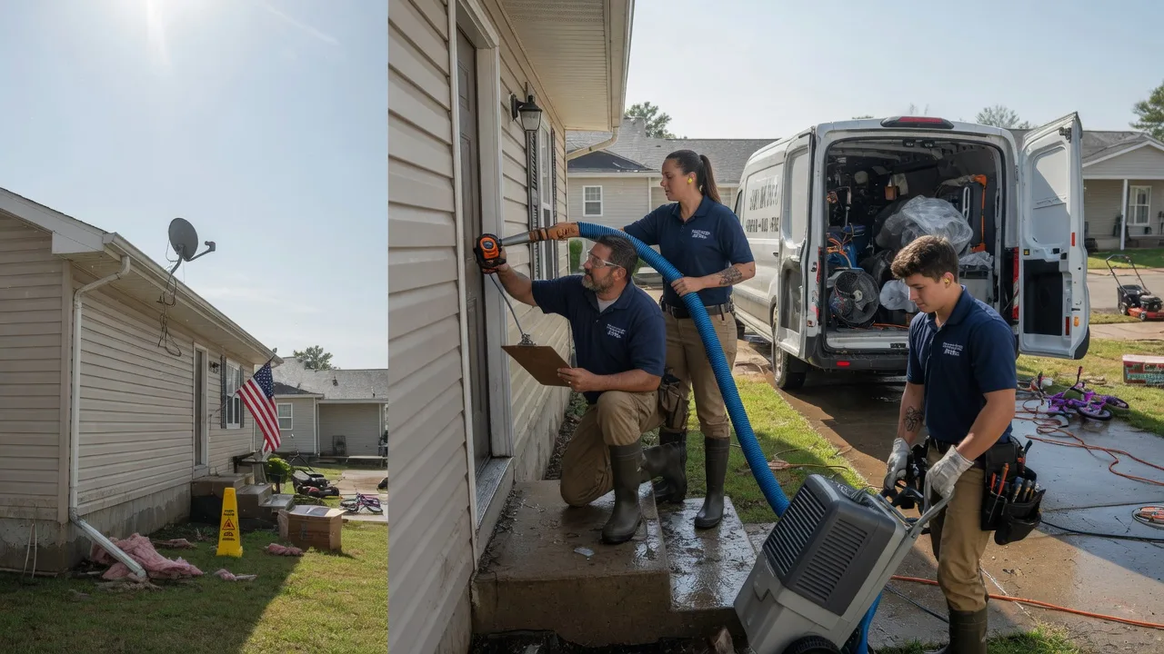 Ceiling Water Damage Restoration in Blue Mound, KS near me
